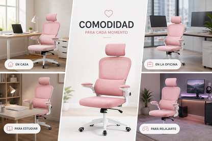 ErgoFlex Pro™ – Silla Ergonómica Multifuncional
